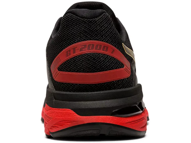 Asics Men's GT-2000 7 Black/Gold UK 8-4